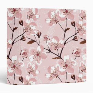 Classeur Motif de fleurs de fleurs de cerisier
