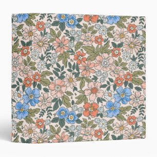 Classeur Motif de fleurs du jardin de corail