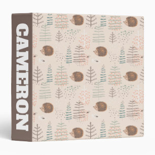 Classeur Motif de hérisson de bois mignon