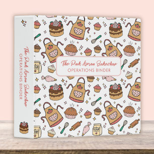 Classeur Motif de la boulangerie de cupcakes mignons