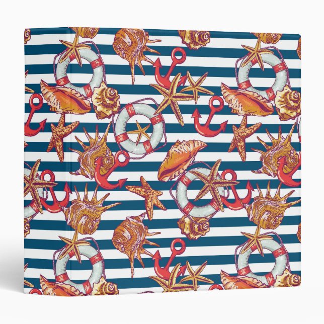 Classeur Motif De L'Amidon Et De La Grève (Devant/Côté)