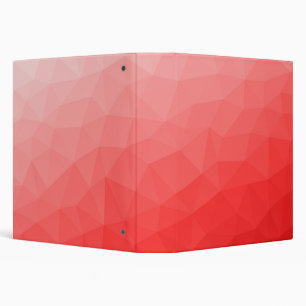 Classeur Motif de maillage géométrique dégradé rouge