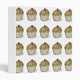 Classeur Motif de mini-muffins mignons
