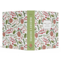 Motif de noël du cône de pin vert botanique