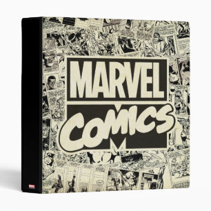 Classeur Motif de pages de bandes dessinées Marvel
