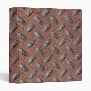 Classeur Motif de plaque diamant rouillé