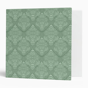 Classeur Motif de plume Art Nouveau en vert