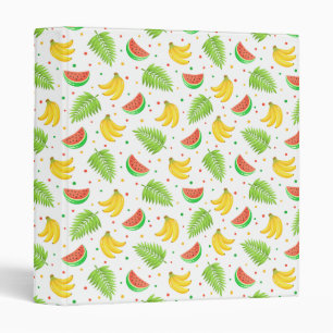 Classeur Motif de point de polka de fruit tropical