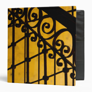 Classeur Motif de porte en fer jaune, Cuba