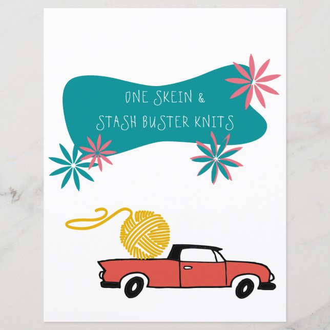 Classeur Motif de Tricot de la page Divider blanc  (Devant)