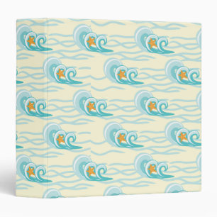 Classeur Motif de vagues mou