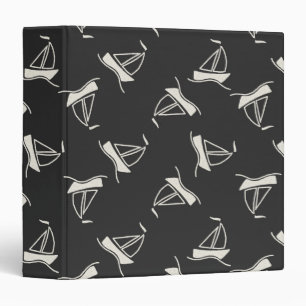 Classeur Motif de voilier de griffonnage