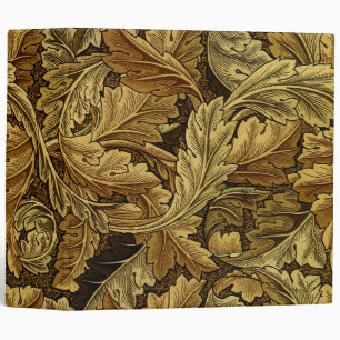 Classeur Motif de William Morris de feuille d'automne