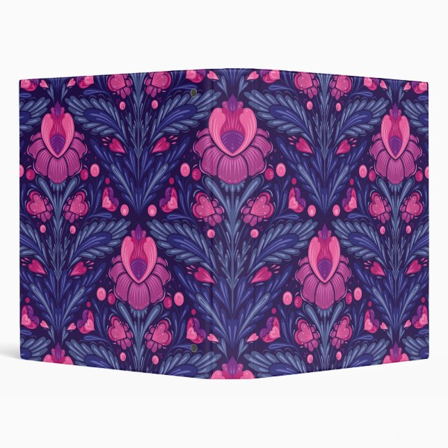 Classeur Motif décoratif avec coeur (Arrière-plan)