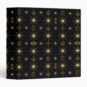Classeur Motif des symboles magiques
