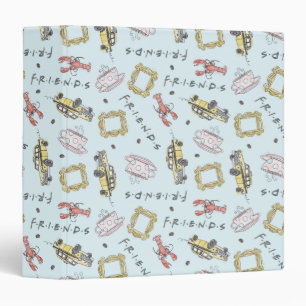 Classeur Motif d'icônes aquarelle FRIENDS™