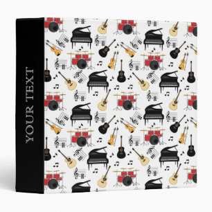 Classeur Motif d'instrument de musique
