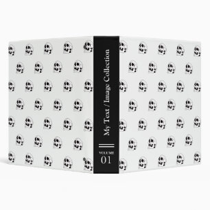 Classeur Motif d'os crâne I