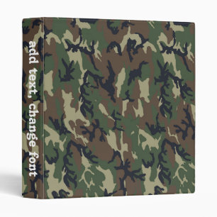 Classeur Motif du camouflage vert militaire