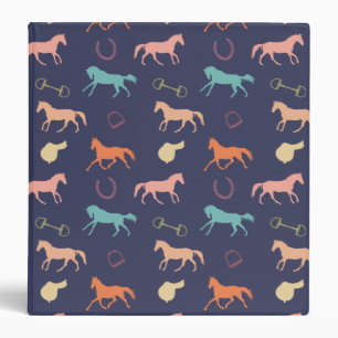 Classeur Motif du cheval anglais Fun Multicolor