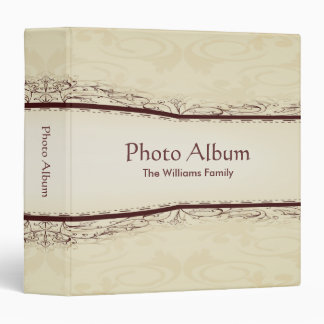 Classeur Motif élégant de rouleau d'album photos