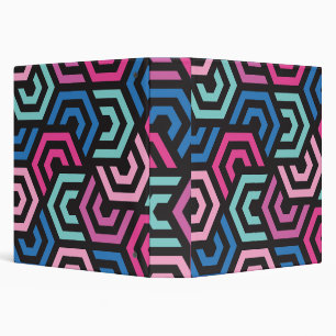 Classeur Motif élégant moderne - Mode Géométrique coloré