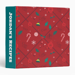 Classeur Motif Elf Candy Checker