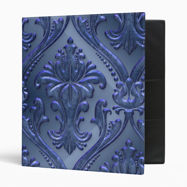 Classeur Motif en aluminium vintage abstrait (Devant/intérieur)