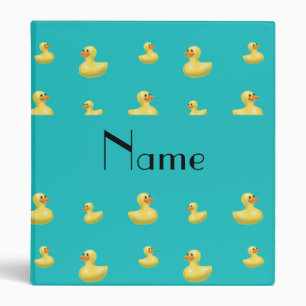Classeur Motif en caoutchouc personnalisé de canard de