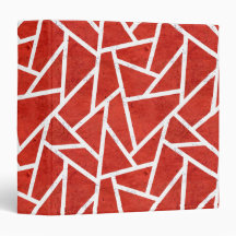 Motif en mosaïque rouge et blanche