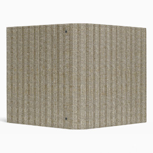Classeur Motif en tricot rayé Jersey dans un beige doux