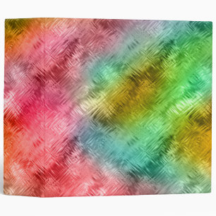 Classeur Motif en verre cristal coloré
