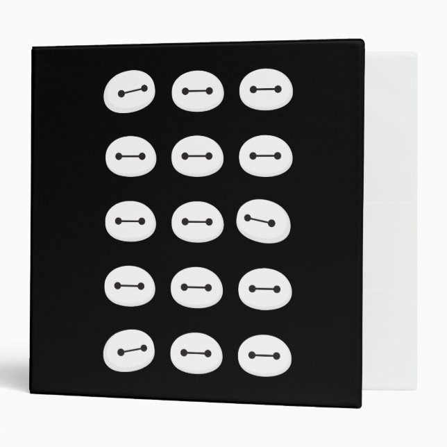 Classeur Motif face Baymax (Devant/intérieur)