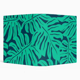 Classeur motif feuille