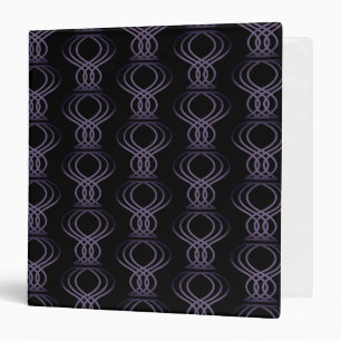 Classeur Motif final violet brûlé