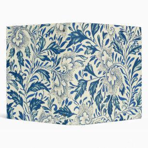 Classeur Motif Floral bleu Antique Design asiatique