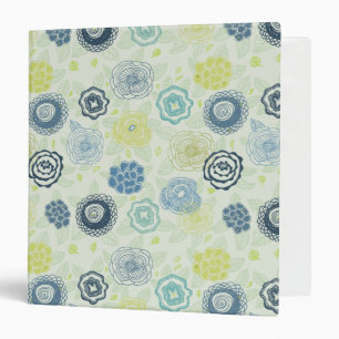Classeur Motif floral élégant avec les fleurs mignonnes
