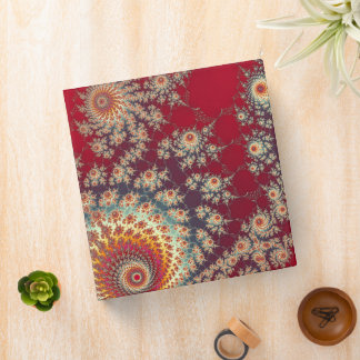 Classeur Motif floral en spirale