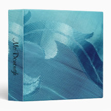 Motif floral turquoise