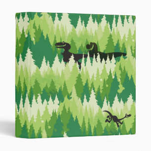 Classeur Motif forestier Dino