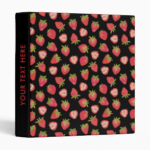 Classeur Motif fraise