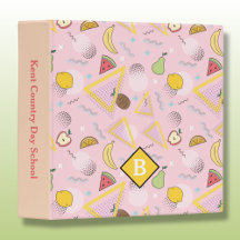 Motif Fruit Memphis Rose