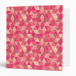 Classeur Motif géométrique de fleur