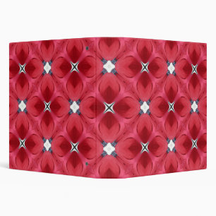 Classeur Motif géométrique diamant Rose Rouge