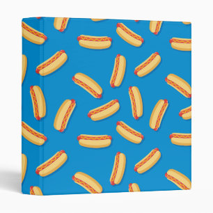 Classeur Motif Hotdogs de restauration rapide