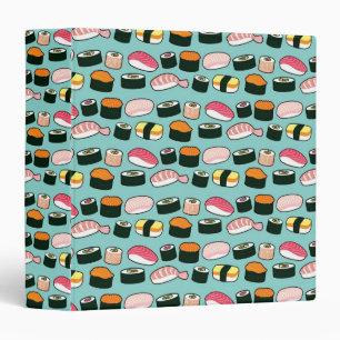 Classeur Motif illustré par amusement délicieux de sushi