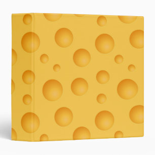 Classeur Motif jaune de fromage