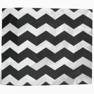 Classeur Motif Kohl Black Chevron