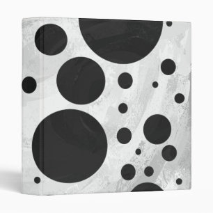 Classeur Motif Kohl Black Polka
