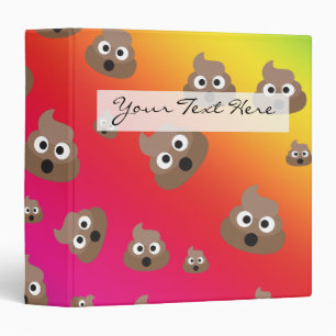 Classeur Motif mignon d'Emoji de dunette d'arc-en-ciel